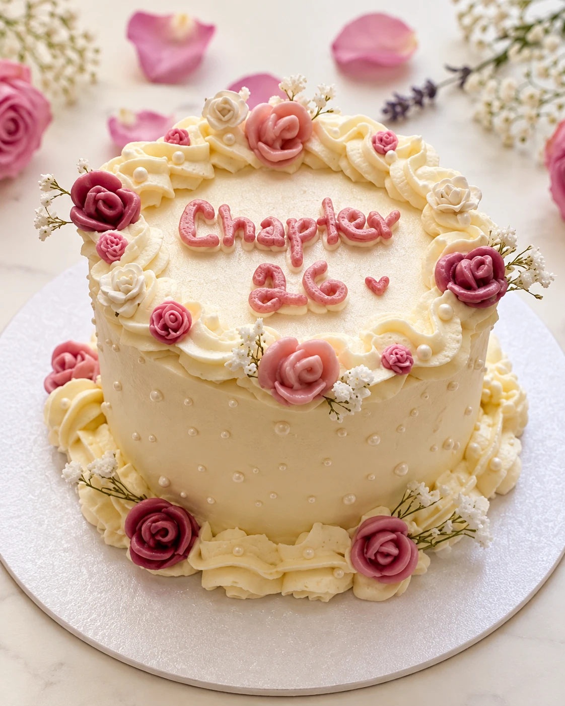 A chapter in bloom — Lovella cake